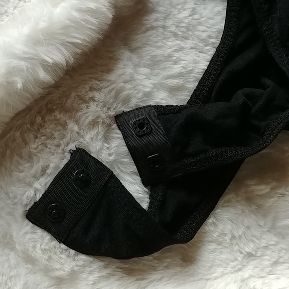 Vibrato metallic bodysuit black and silver Size S - Picture 7 of 7